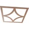 Ekena Millwork Statesman Wood Fretwork Pierced Ceiling Medallion, Wood (Paint Grade), 40"OD x 25 5/8"ID x 3/8"T CMWP40X40X0375STMF - alternate 2